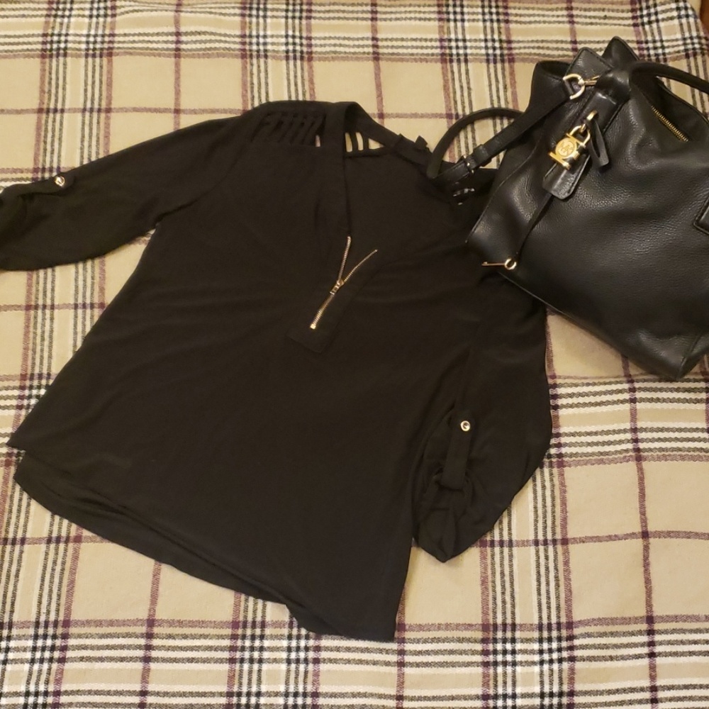 Express black dress shirt